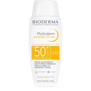 Bioderma Photoderm Mineral Fluid fluid protector fără filtre chimice SPF 50+ 75 g-Țena