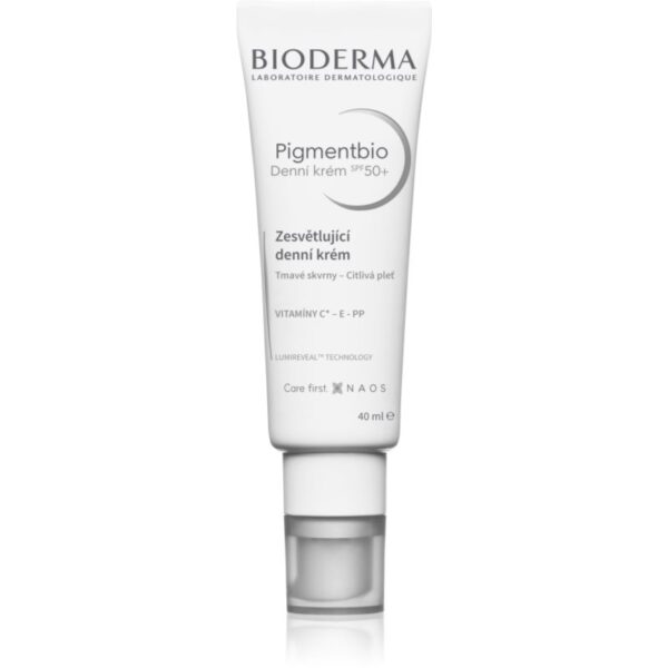Bioderma Pigmentbio Daily Care SPF 50+ crema de albire pentru petele pigmentare SPF 50+ 40 ml-Țena