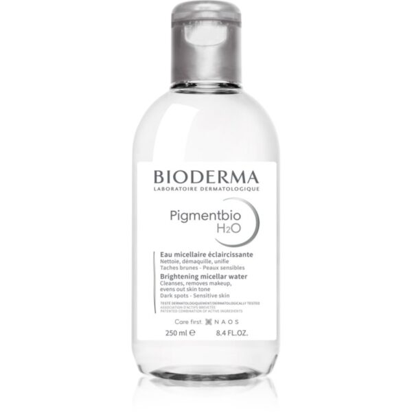 Bioderma Pigmentbio H2O apă micelară pentru curățare blânda impotriva petelor intunecate 250 ml-Țena