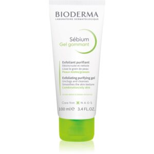 Bioderma Sébium Exfoliating Purifying Gel exfoliant de curățare pentru ten gras și mixt 100 ml-Țena