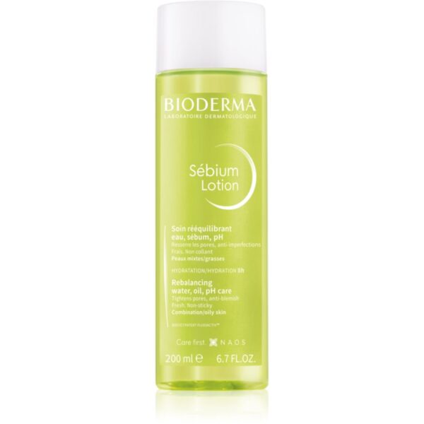 Bioderma Sébium Lotion apă facială pentru reechilibrarea tenului mixt spre gras 200 ml-ro