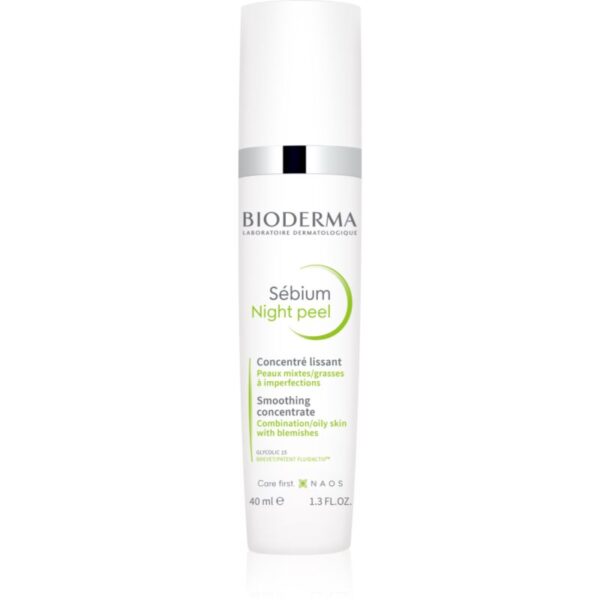 Bioderma Sébium Night Peel ser exfoliant de netezire impotriva imperfectiunilor pielii 40 ml-ro