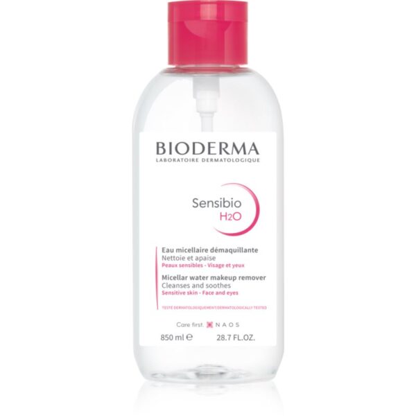 Bioderma Sensibio H2O apă micelară pentru piele sensibilă cu pompiță 850 ml-Țena