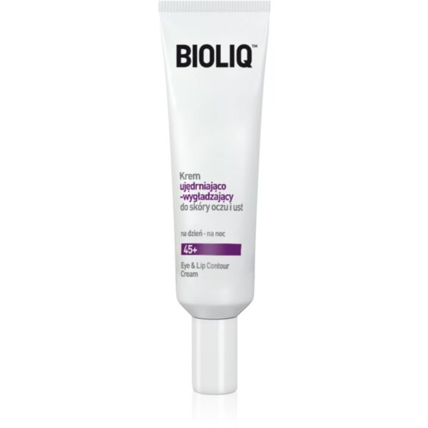 Bioliq 45+ Crema fermitate pentru riduri adanci din jurul ochilor si a buzelor (Prunus Serrulata) 15 ml-Țena