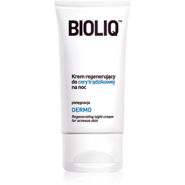 Bioliq Dermo crema regeneratoare de noapte pentru ten acneic 50 ml-ro