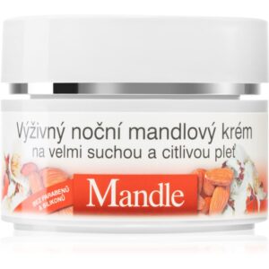 Bione Cosmetics Almonds crema de noapte nutritiva pentru piele foarte uscata si sensibila 51 ml-Țena