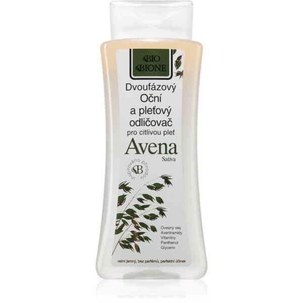 Bione Cosmetics Avena Sativa demachiant in doua faze pentru față și ochi 255 ml-Țena