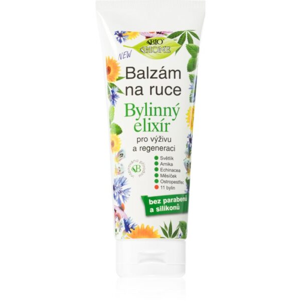 Bione Cosmetics Bylinný elixír balsam pentru maini 205 ml-Țena