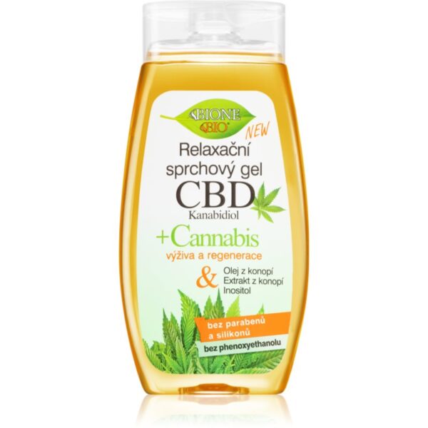 Bione Cosmetics Cannabis CBD gel de dus relaxant cu CBD 260 ml-Țena