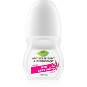 Bione Cosmetics Cannabis antiperspirant roll-on cu aromă de trandafiri 80 ml-ro