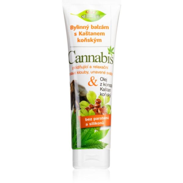 Bione Cosmetics Cannabis lotiune pe baza de plante pentru mușchi obosiți 300 ml-Țena
