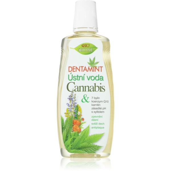 Bione Cosmetics Dentamint Cannabis apă de gură 500 ml-ro