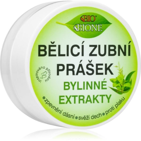 Bione Cosmetics Dentamint Herbal Extracts pudra pentru albirea dintilor 40 g-Țena