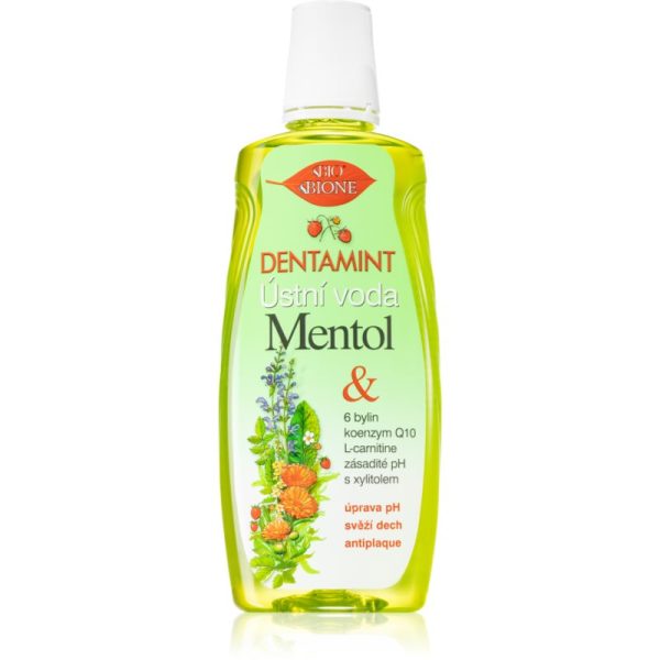 Bione Cosmetics Dentamint Menthol apă de gură 500 ml-Țena