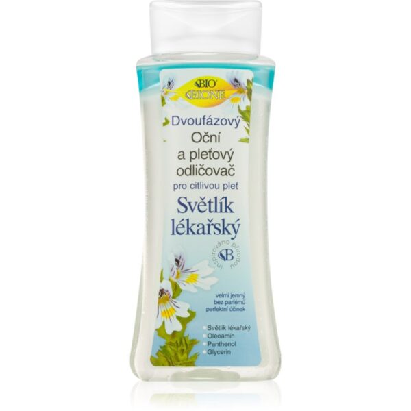 Bione Cosmetics Eyebright demachiant bifazic pentru față și ochi 255 ml-ro