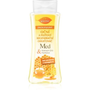 Bione Cosmetics Honey + Q10 demachiant in doua faze pentru față și ochi 255 ml-ro