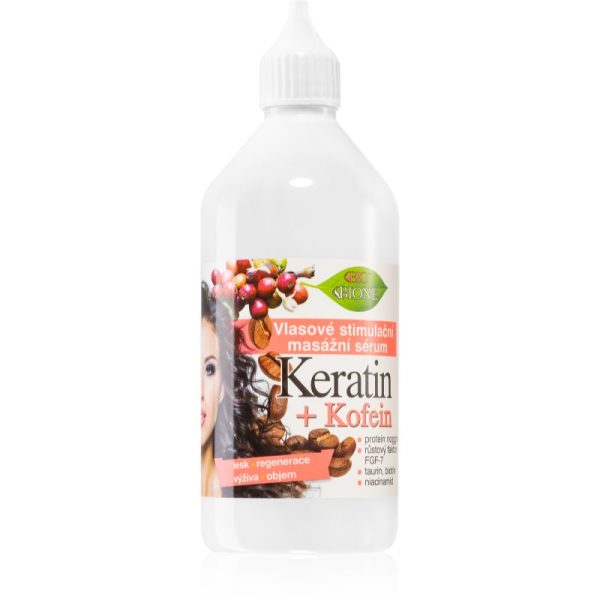 Bione Cosmetics Keratin + Kofein ser pentru întărirea și creșterea părului 215 ml-ro