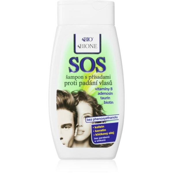 Bione Cosmetics SOS șampon împotriva subțierii și căderii părului 260 ml-ro