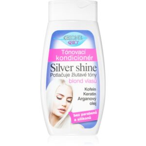Bione Cosmetics Silver Shine balsam hidratant de neutralizare tonuri de galben 260 ml-ro