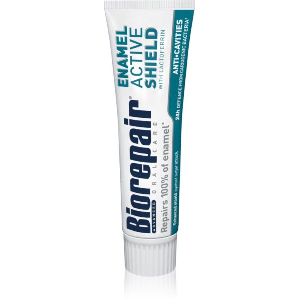 Biorepair Advanced Active Shield pasta de dinti anti-placa bacteriana si gingii sănătoase 75 ml-ro