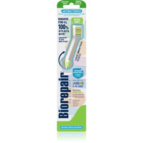 Biorepair Junior Medium/Soft periuta de dinti pentru copii 6-12 1 buc-ro