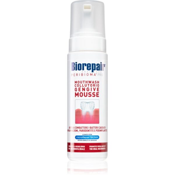 Biorepair Peribioma Mousse Mouthwash apă de gură 200 ml-Țena