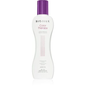 Biosilk Color Therapy Lock & Protect ingrijire leave-in pentru păr vopsit 167 ml-Țena