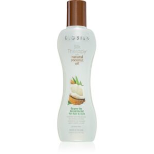 Biosilk Silk Therapy Natural Coconut Oil tratament de hidratare fara clatire de par si de corp 167 ml-ro