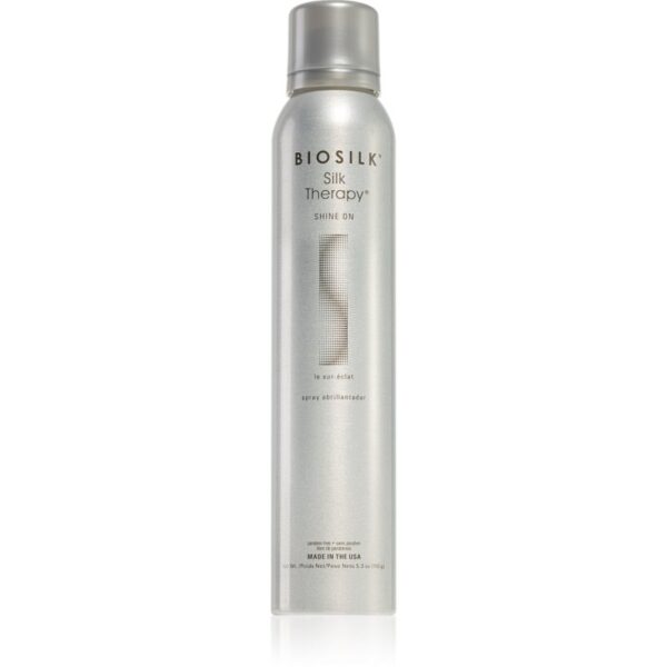 Biosilk Silk Therapy Shine On spray styling pentru un par stralucitor si catifelat 150 g-ro