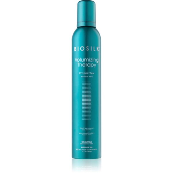 Biosilk Volumizing Therapy Styling Foam spumă de păr fixare medie 360 g-ro
