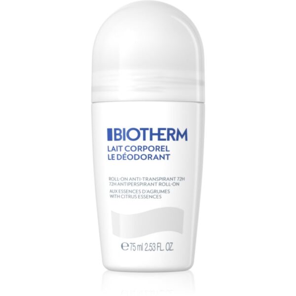 Biotherm Lait Corporel Le Déodorant antiperspirant roll-on fara parabeni 75 ml-ro