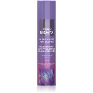 Biovax Glamour Ultra Violet For Blonds șampon uscat pentru par blond 200 ml-ro