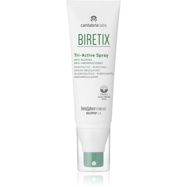 Biretix Tri Active Spray Spray de păr multifuncțional pentru pielea problematica 100 ml-Țena