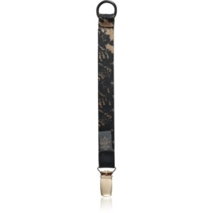 Bjällra of Sweden Pacifier Clip clips pentru suzetă Black Golden 1 buc-Țena