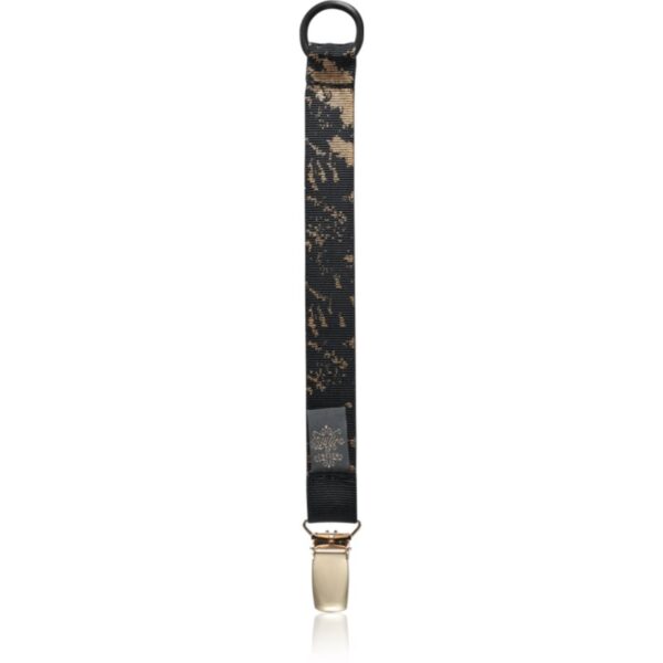 Bjällra of Sweden Pacifier Clip clips pentru suzetă Black Golden 1 buc-Țena