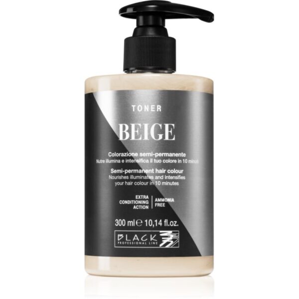 Black Professional Line Toner toner pentru nuanțe naturale Beige 300 ml-Țena