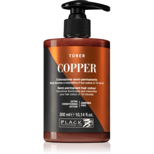 Black Professional Line Toner toner pentru nuanțe naturale Copper 300 ml-Țena