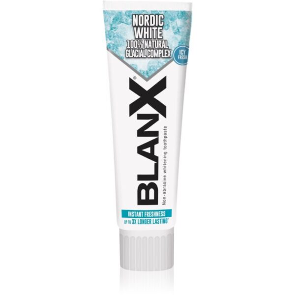 BlanX Nordic White pasta de dinti pentru albire cu minerale 75 ml-Țena