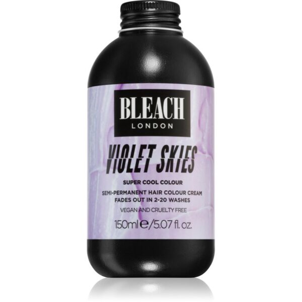Bleach London Super Cool vopsea de păr semipermanentă culoare Violet Skies 150 ml-Țena