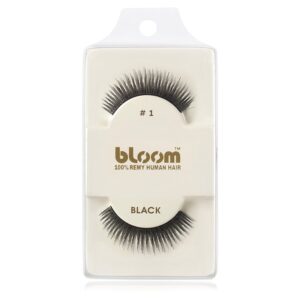 Bloom Natural gene false din par natural No. 1 (Black) 1 cm-ro