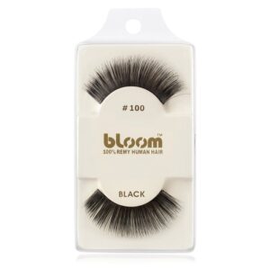 Bloom Natural gene false din par natural No. 100 (Black) 1 cm-ro