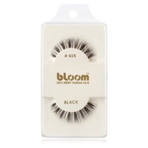 Bloom Natural gene false din par natural No. 415 (Black) 1 cm-Țena