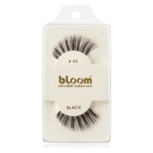 Bloom Natural gene false din par natural No. 43 (Black) 1 cm-ro