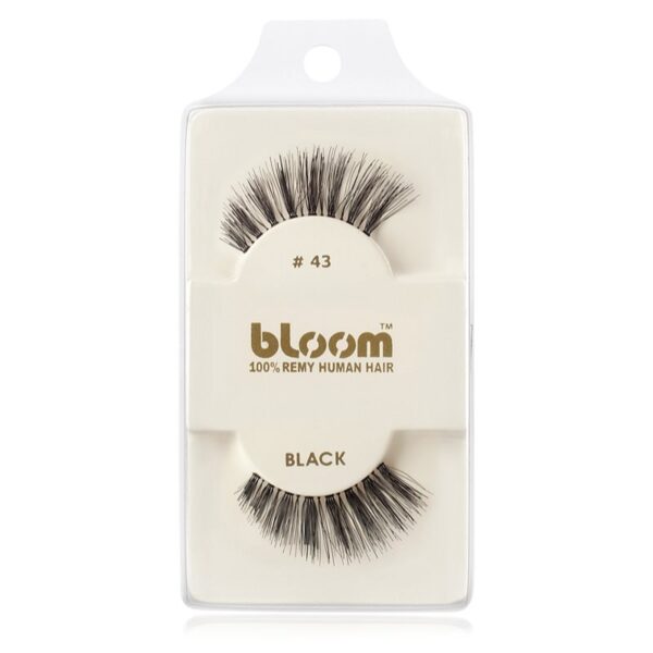 Bloom Natural gene false din par natural No. 43 (Black) 1 cm-ro