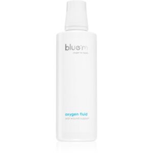 Blue M Oxygen for Health Oxygen Fluid produs pentru tratament local pentru afte și răni superficiale în cavitatea bucală 500 ml-Țena