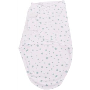 Bo Jungle B-Wrap Small Blue Stars păturică de înfășat 3