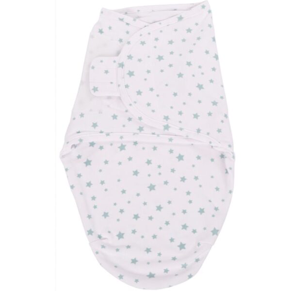 Bo Jungle B-Wrap Small Blue Stars păturică de înfășat 3