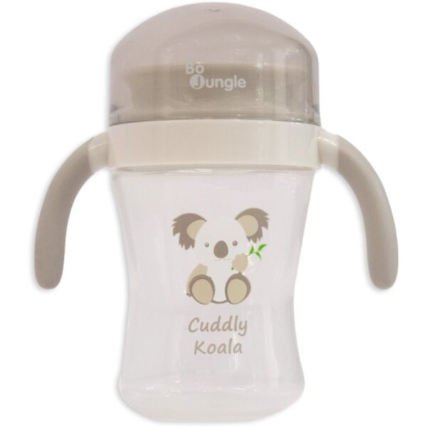 Bo Jungle Drinking Cup 360° cană pentru antrenament 6m+ Cuddly Koala 240 ml-Țena