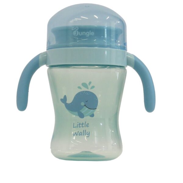 Bo Jungle Drinking Cup 360° cană pentru antrenament 6m+ Little Whally 240 ml-Țena