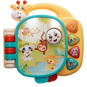 Bo Jungle Musical Giraffe Booklet jucărie muzicală 12m+ 1 buc-ro
